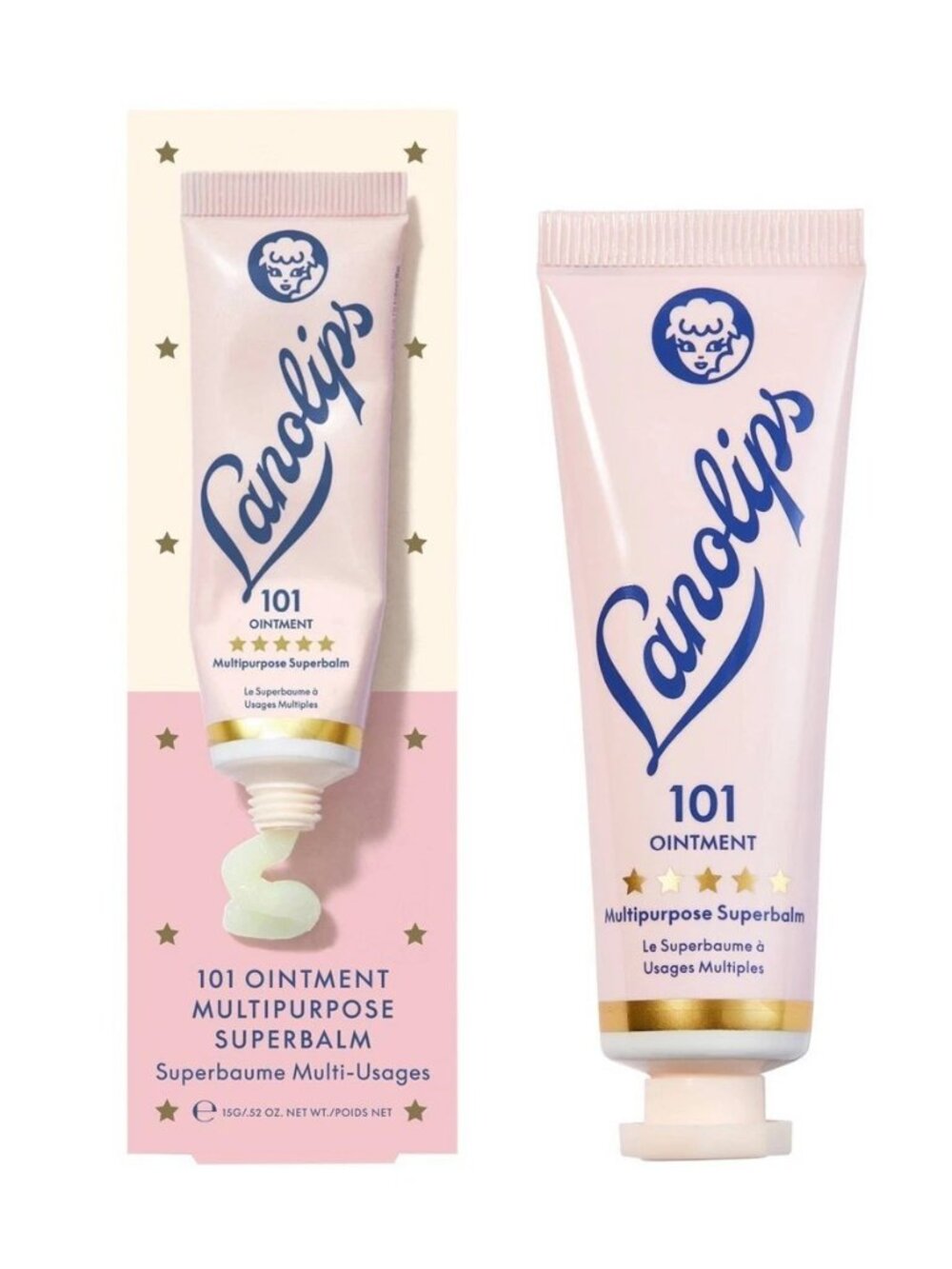 Lanolips 101 Ointment Original Multipurpose Superbalm 15g Lip Balm NIB